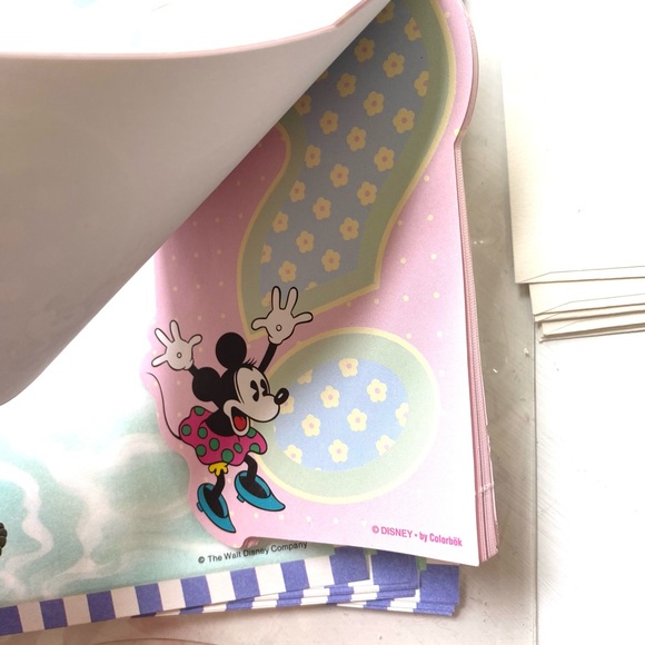 Vintage Disney Mickey Mouse stationery , small notebook - Picture 3 of 8